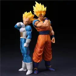 17 см Япония комиксов Banpresto модель Dragon Ball Z Сон Гоку vegeta фигурка Супер Saiyan Scultures специальная версия ПВХ Рисунок игрушка