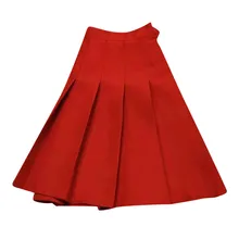 Новинка, Женская плиссированная юбка, Harajuku, консервативный стиль, однотонные юбки, милая японская школьная форма, для девушек, Jupe, кавайная юбка, Saia Faldas