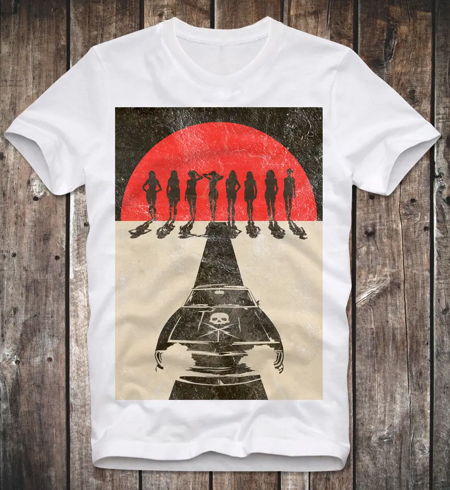 

T SHIRT DEATH PROOF TARANTINO RODRIGUEZ PLANET TERROR GRINDHOUSE CULT MOVIE DOPE
