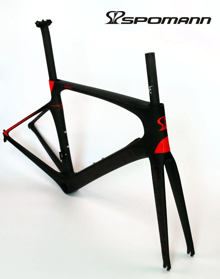 Новинка 3 цвета SPOMANN Racing 700C дорожный велосипед матовый UD полностью из углеродного волокна, руль для велосипедных рам+ вилка+ подседельный штырь+ гарнитуры+ BB