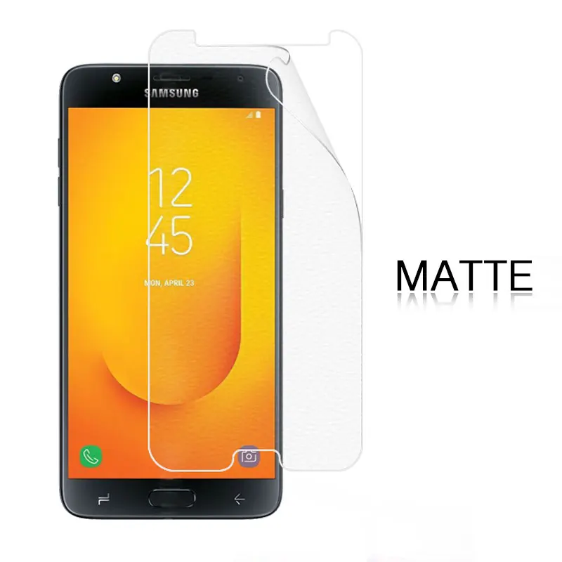 Антибликовая матовая пленка для Samsung Galaxy J7 Duo 2018 J720F HD прозрачная глянцевая экрана