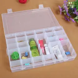 36 Сетка прозрачный пластиковый ящик для инструментов съемный дизайн ящик для хранения Свободно пространство планирование для хранения