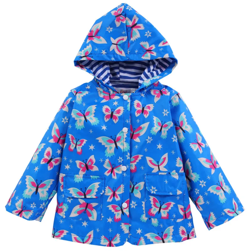 Girls Flower Print Jackets 2018 Spring Children Long Sleeve Outerwear ...