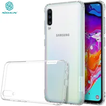 Для samsung Galaxy A70 чехол Nillkin Nature прозрачный мягкий кремний ТПУ Защитная крышка для samsung Galaxy A70 задняя крышка