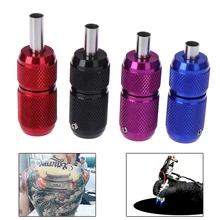 Ручка для тату-машинки из алюминиевого сплава, ручка для тату-машинки, стальная игла, трубка, аксессуары для тату-машинки