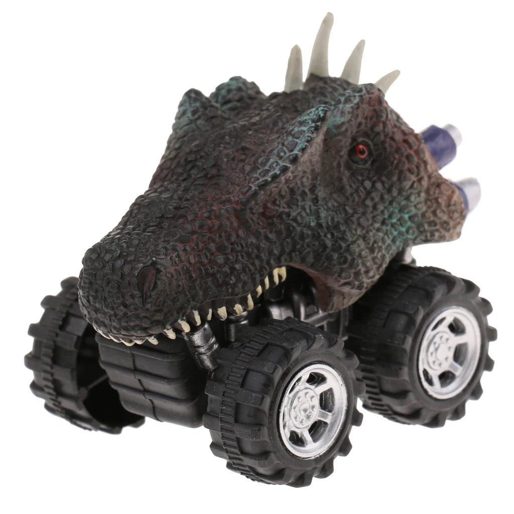 Various Cartoon Dinosaur Model Toy Cars Dinosaurs Figures Shape Pull Back Cars Jurassic Toys Kids Children Christmas Gifts