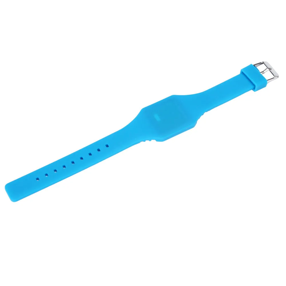 

man Time Clock Silicone Band Electronic Digital LED Wrist Sport Watch Kids Watches new
