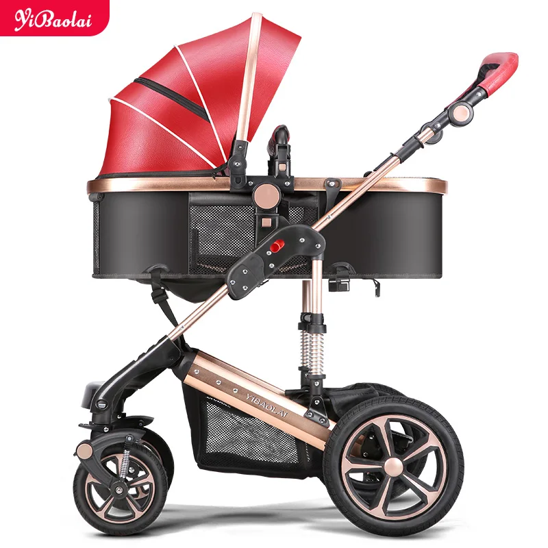

baby stroller 3 in 1 fashion style foldable like high landscape stroller For Children Buggy Baby Car Light Weight stroller carry