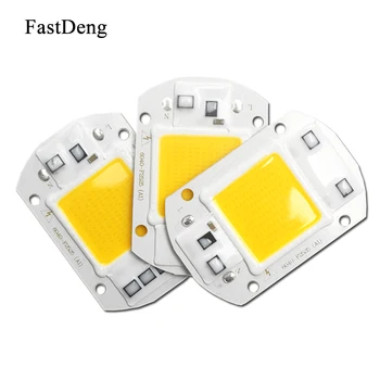 

Flood Light Led 50W Smart IC Chip AC 110V 220V COB Light Source High power Supply 30W 20W Integrated Spotlight Bulb