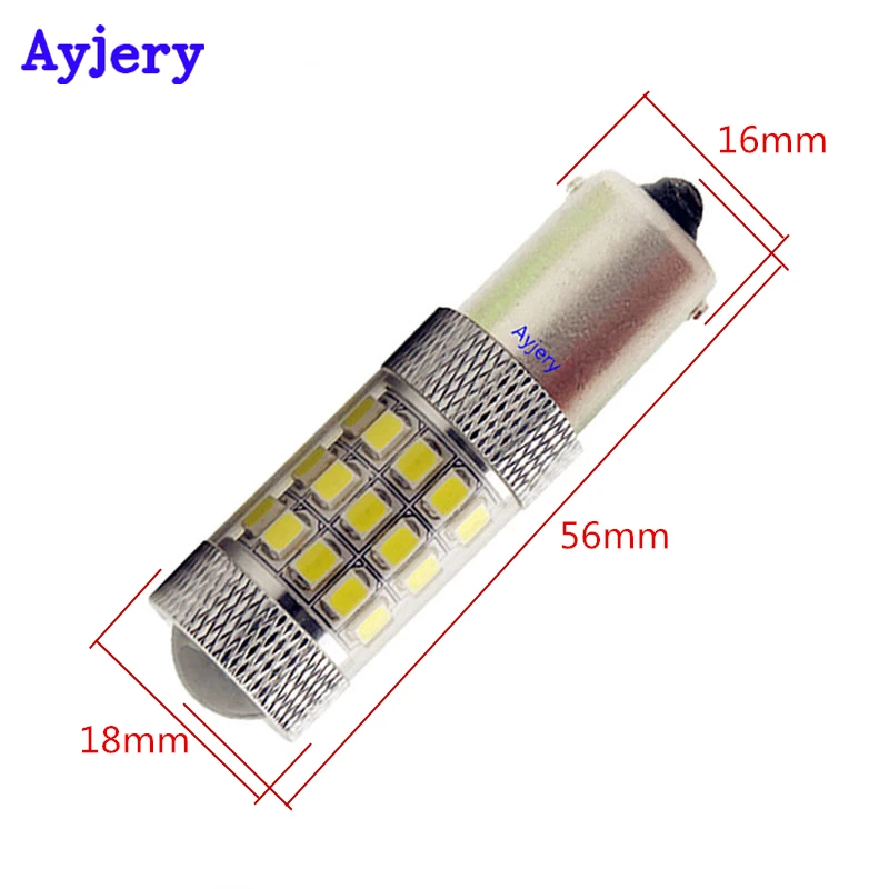Ayjery 10X S25 1156 BA15S 1157 BAY15D 3156 3157 7440 7443 2835 42 SMD светодиодные лампы для автомобиля лампы Белый тормоз обратный поворот световой сигнал 12 V 24 V