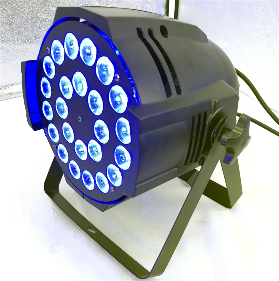 

4pcs / Hot Sale 24x18W led Par Light RGBWA + UA 6 in 1 DMX Control LED Stage Light Color Disco DJ Bar KTV Party Ambient Light