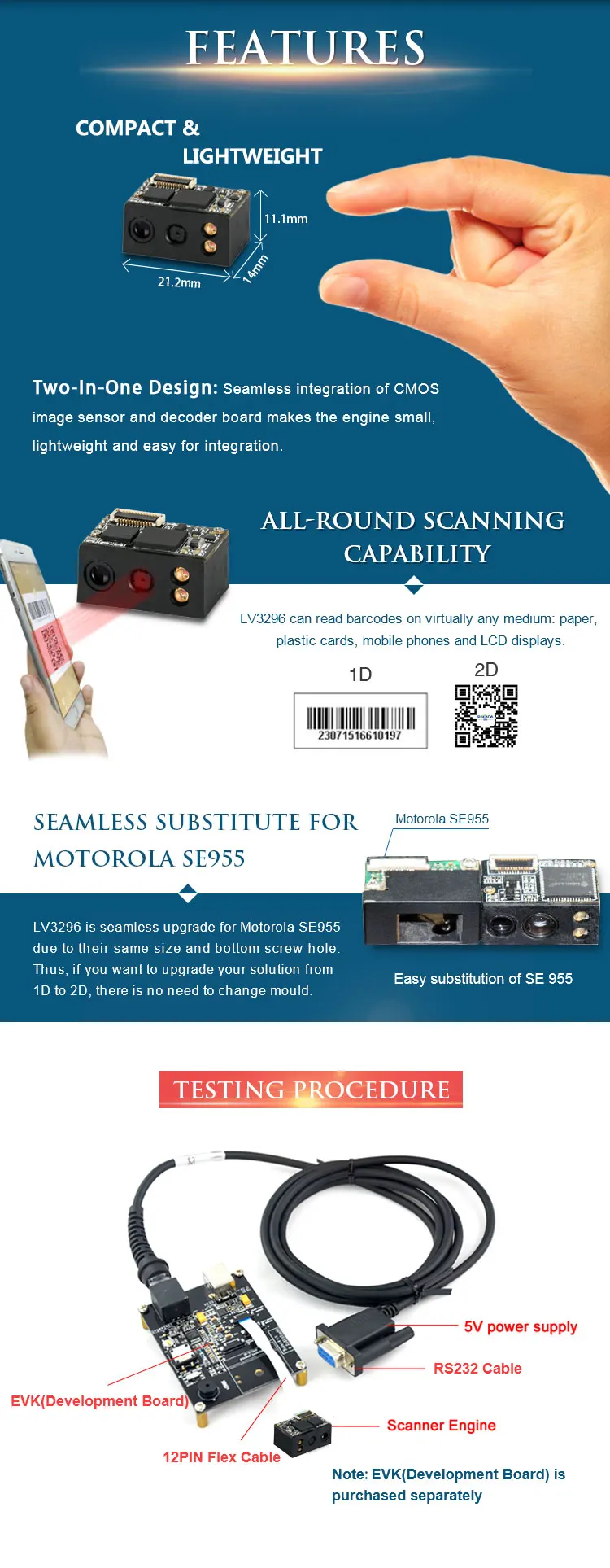 LV3296 2D barcode scanner (2)