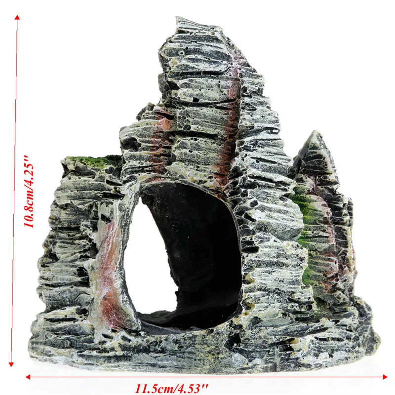 Аквариум орнамент скалы скрытие пещеры пейзаж Декор подводный Декор-Y102