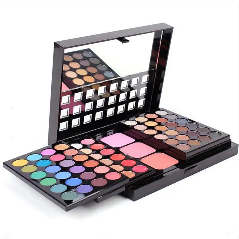 Professional Makeup Eyeshadow Palette Blush Lip Gloss Beauty Cosmetic Set Kit Powder Pigment Contour Pallete Brushes Kits