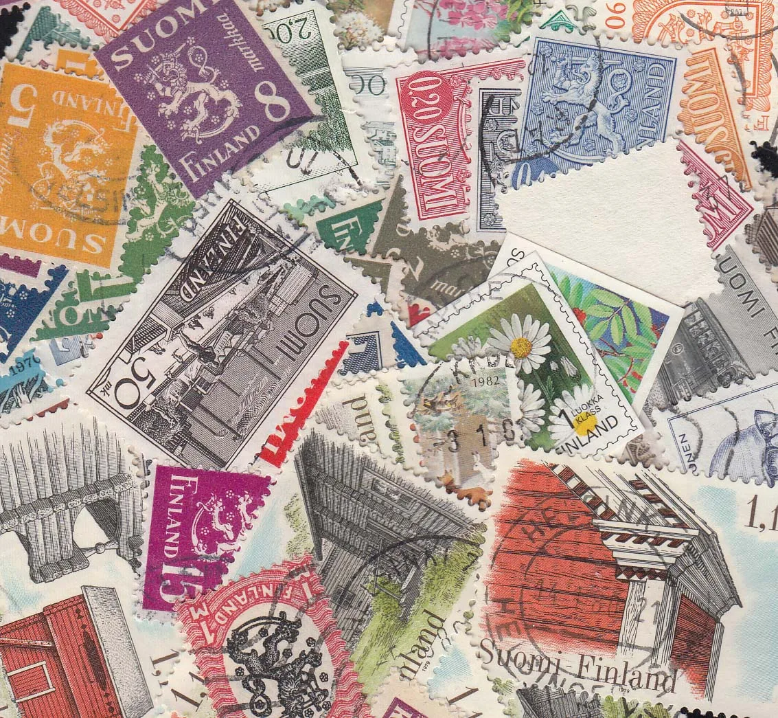 

50Pcs/Lot Finland All Different From Many Countries NO Repeat Unused Postage Stamps for Collecting
