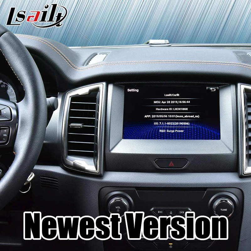 Android 9 0 видеоинтерфейс для Ford Ranger Sync3 встроенный интерфейс carplay от Lsailt|GPS