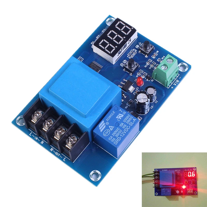 XH M602 Digital LED CNC Lithium Battery Charging Charge Control Power Supply Module Switch Protection Board 3.7V to 120V In Pakistan 