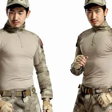 Феникс своих 3 коммандос тренировок поле лягушки Тесная одежда футболка тактическая CP тактическая куртка с колодки 5 видов цветов