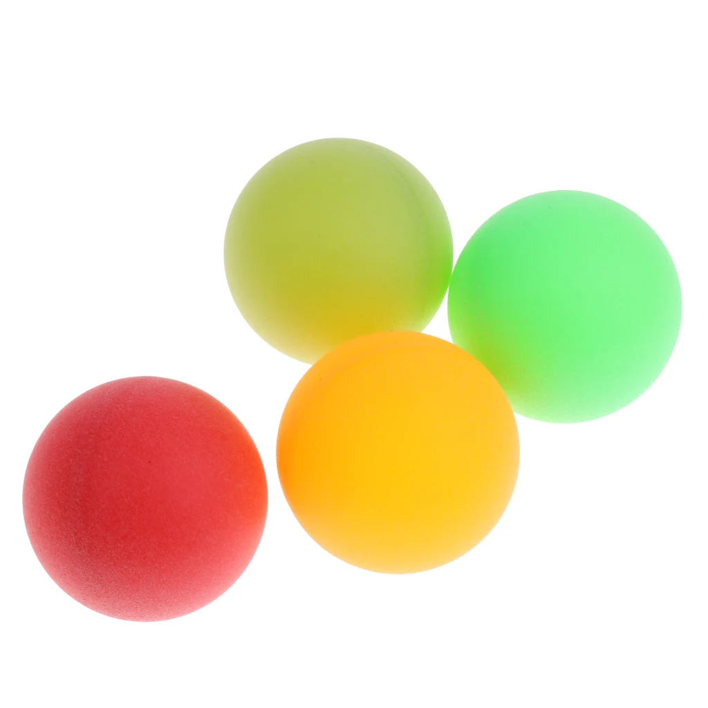 

100 Pieces Assorted Color Plastic Cat Balls 40mm Plastic Table Tennis Ball