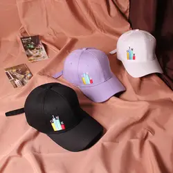 2019 весна вышивка буквы открытый бейсбол хлопок Лаванда кепки Snapback спортивные шапки для мужчин женщин мальчиков и девочек любителей кепки