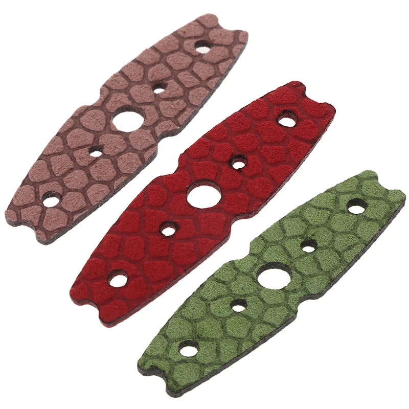 

10 Pcs/Set Catapult Faux Leather Pocket Hunting Slingshot Accessories Microfiber 10166