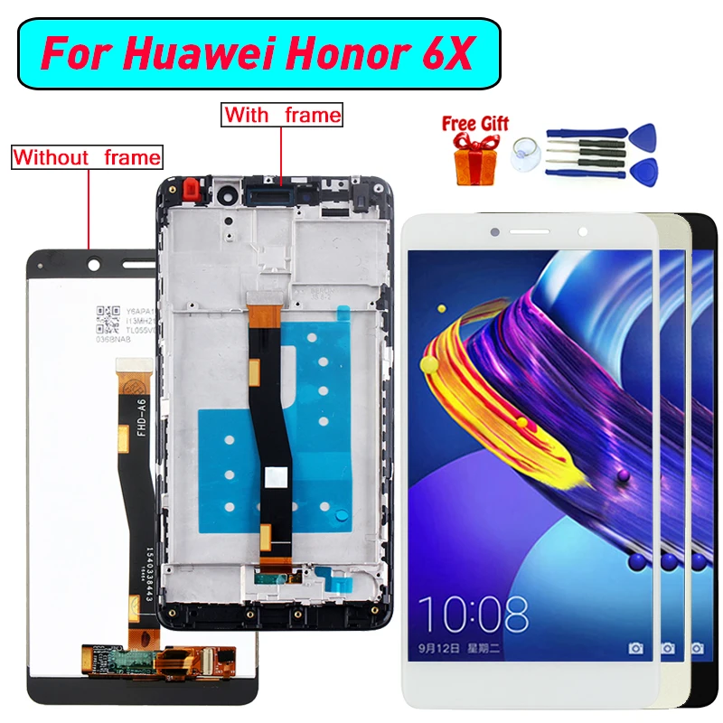 

For Huawei Honor 6X Display LCD Tuoch Screen Assembly For Huawei Mate 9 Lite GR5 2017 display LCD screen module