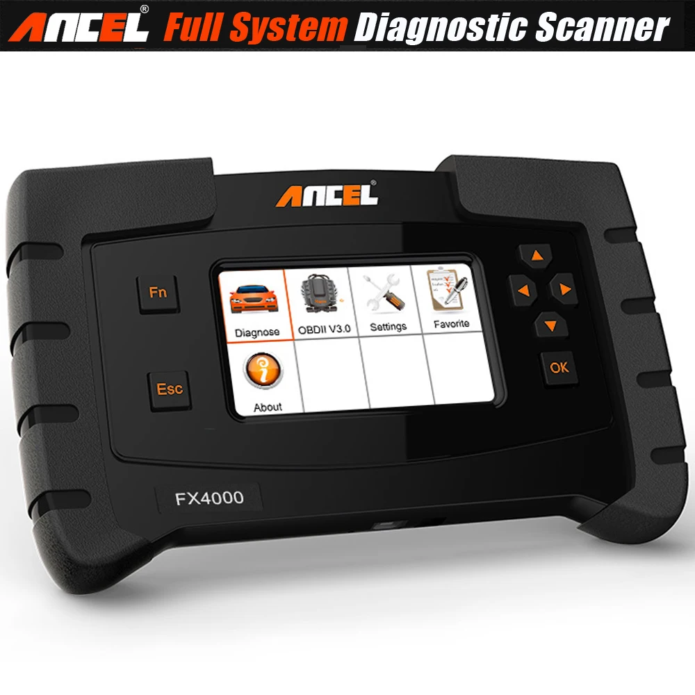 OBD 2 Scanner Auto Diagnostic Scanner for Car Full System Clear Error