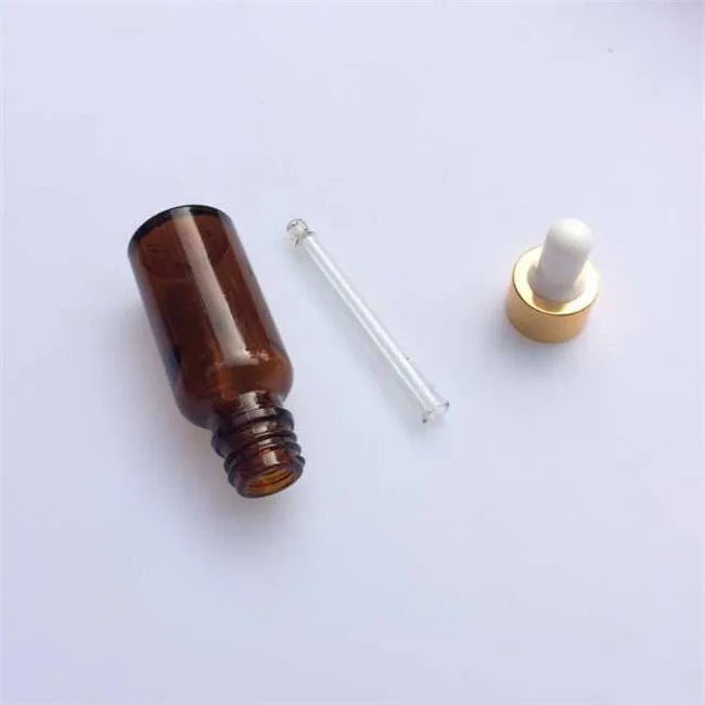 Amber Glass Liquid Atomiser Pipette Bottle Eye Dropper Oil Drops Aromatherapy