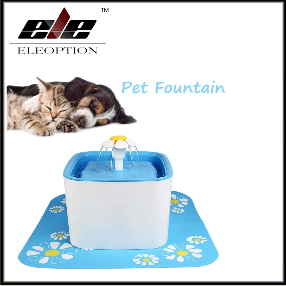 

Automatic Electric 2.5L Square Flower Style Pet Water Fountain Dog/Cat /Bird Drinking Bowl
