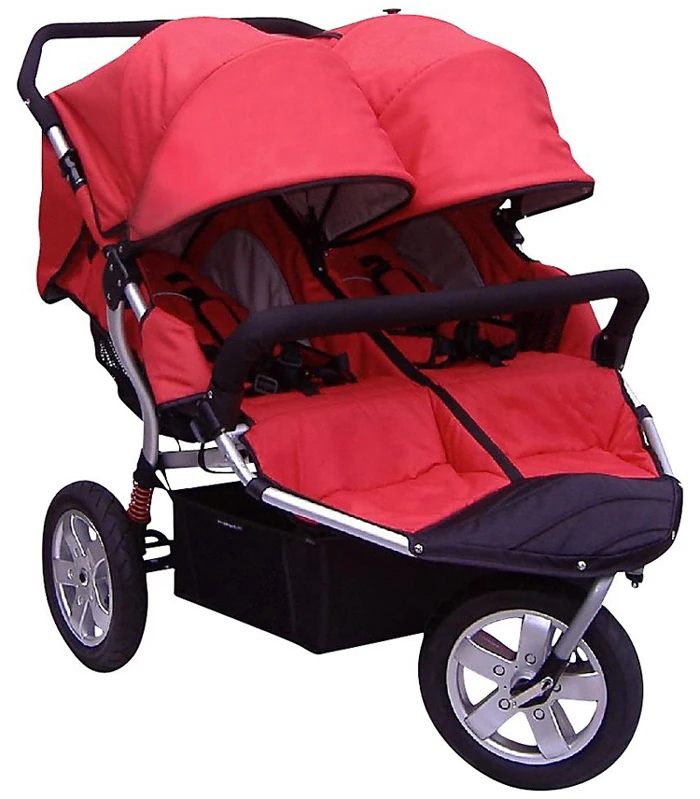 Cheap Price Excellent Quality Children Twins Pram on Sale,4 Optional Color,Five point Safety