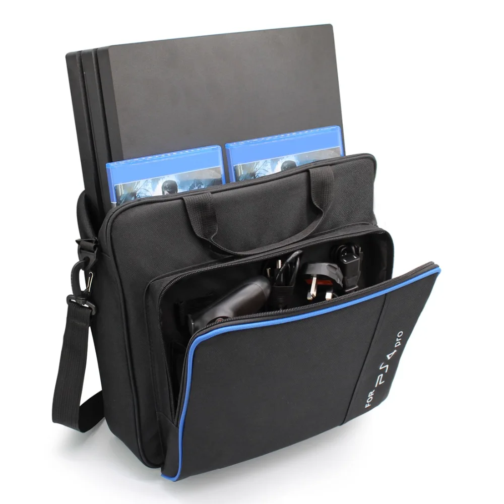 Новая цветная сумка для PS4/PS4 PRO, тонкая, размер, защита на плечо, сумка для переноски, холщовый чехол для консоли playstation 4