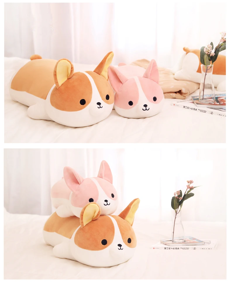 Millffy Новое поступление 35 см/55 см плюшевая мягкая игрушка Peluche Corgi собака плюшевый щенок Подушка плюшевая кукла для детей Подарки