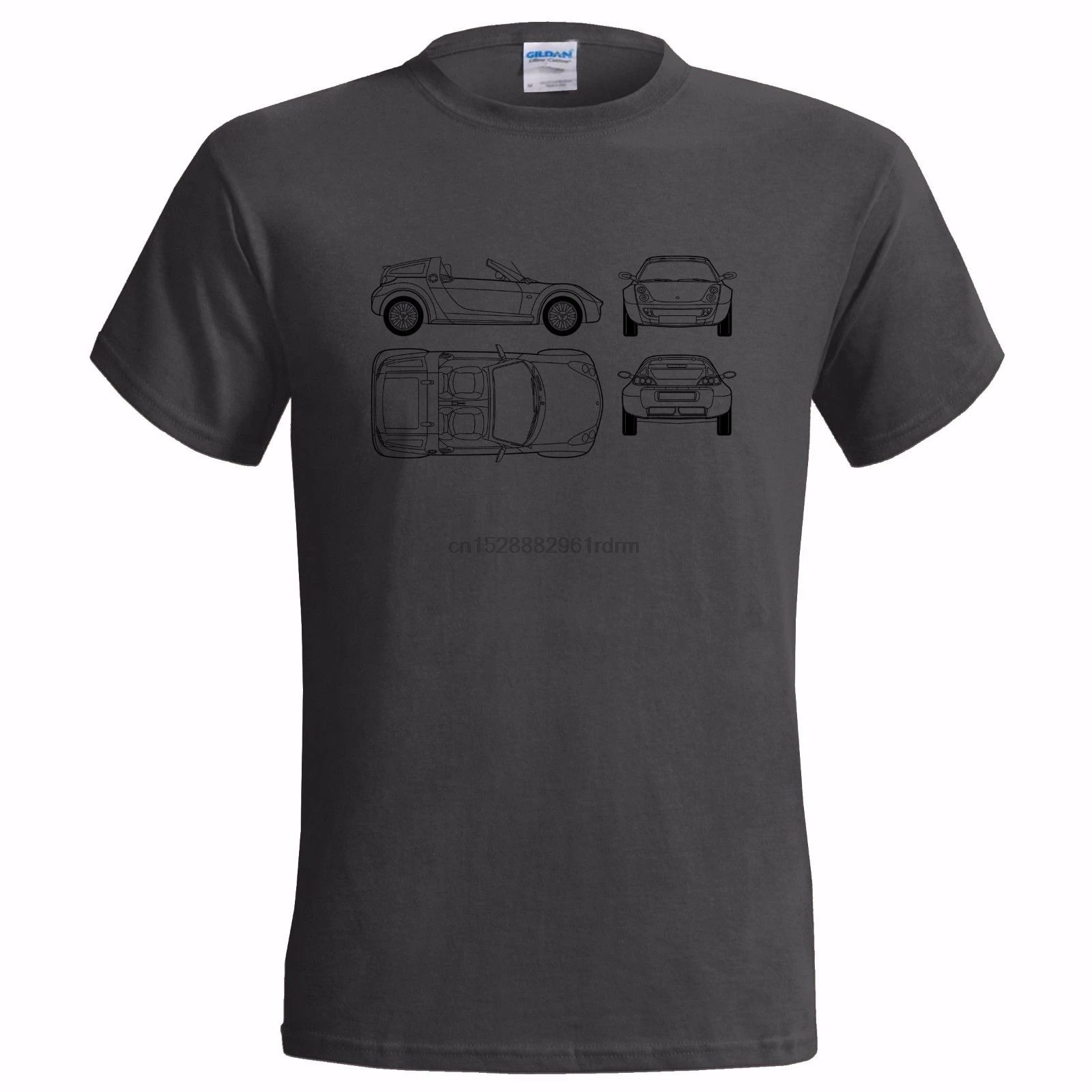 

Unofficial Tech Drawing SMART ROADSTER MENS T SHIRT CLASSIC CAR SPORTS SPORT 100% cotton tee shirt tops wholesale tee