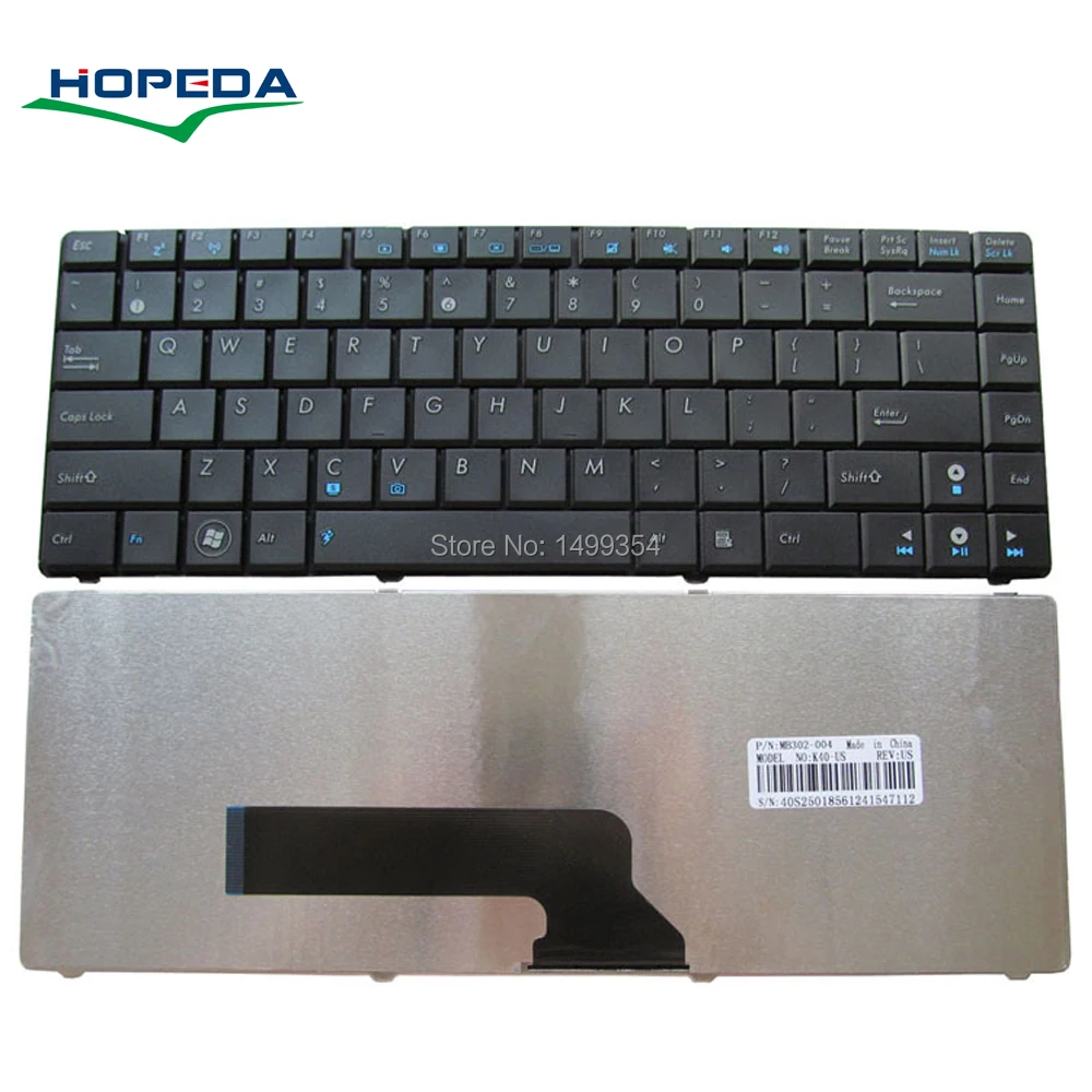 Новая клавиатура для ноутбука ASUS K40 X8JD X8AI K40IN K40IJ A411 K40AB K40 K40I A41I замена клавиатуры