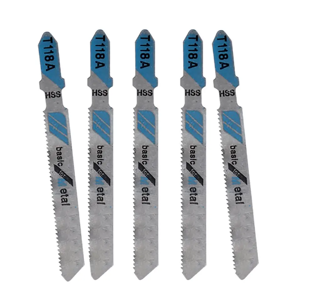 5Pcs T118A Jig Saw Blades Wood Metal Fast Cutting Reciprocating Saw