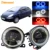 Buildreamen2 Car Styling H11 LED Della Luce di Nebbia Lente Dell’occhio di Angelo Daytime Corsa e Jogging Luce 12 V Per Citroen Xsara Picasso MPV n68 1999-2015