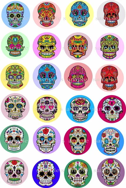 Sugar Skull Cake Topper Sugar Skull Cake Topper
