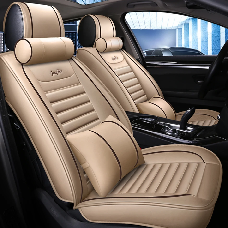 WLMWL Universal Leather Car seat cover for Jeep all models Grand Cherokee renegade compass Commander car styling | Автомобили и