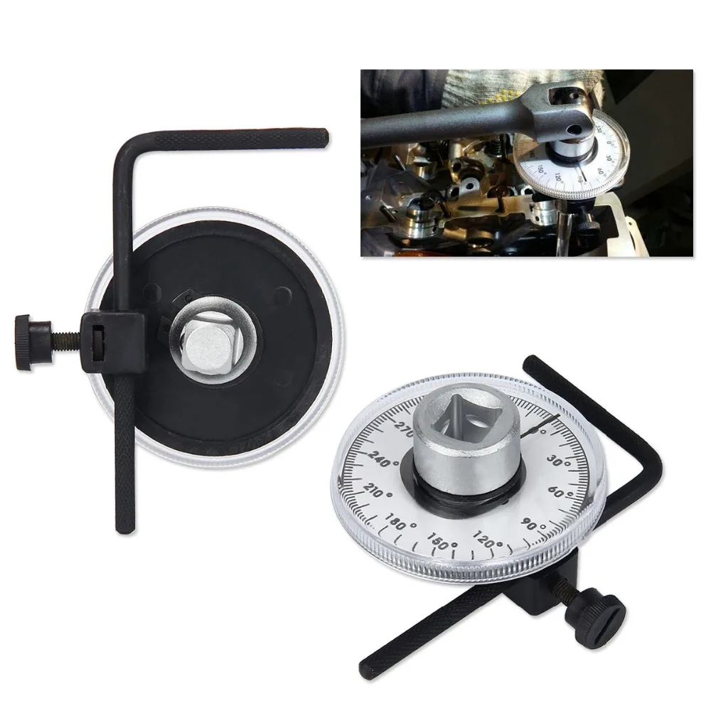 

1/2" Drive Torque Angle Gauge Wrench Car Auto Garage Tool Set Adjustable Measurer Tool Wrench for Repair Tools