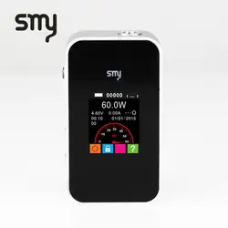 Распродажа SMY60 60 Вт поле Mod ЖК-дисплей Экран 18650 Mod поле электронные сигареты, кальян пера Mod