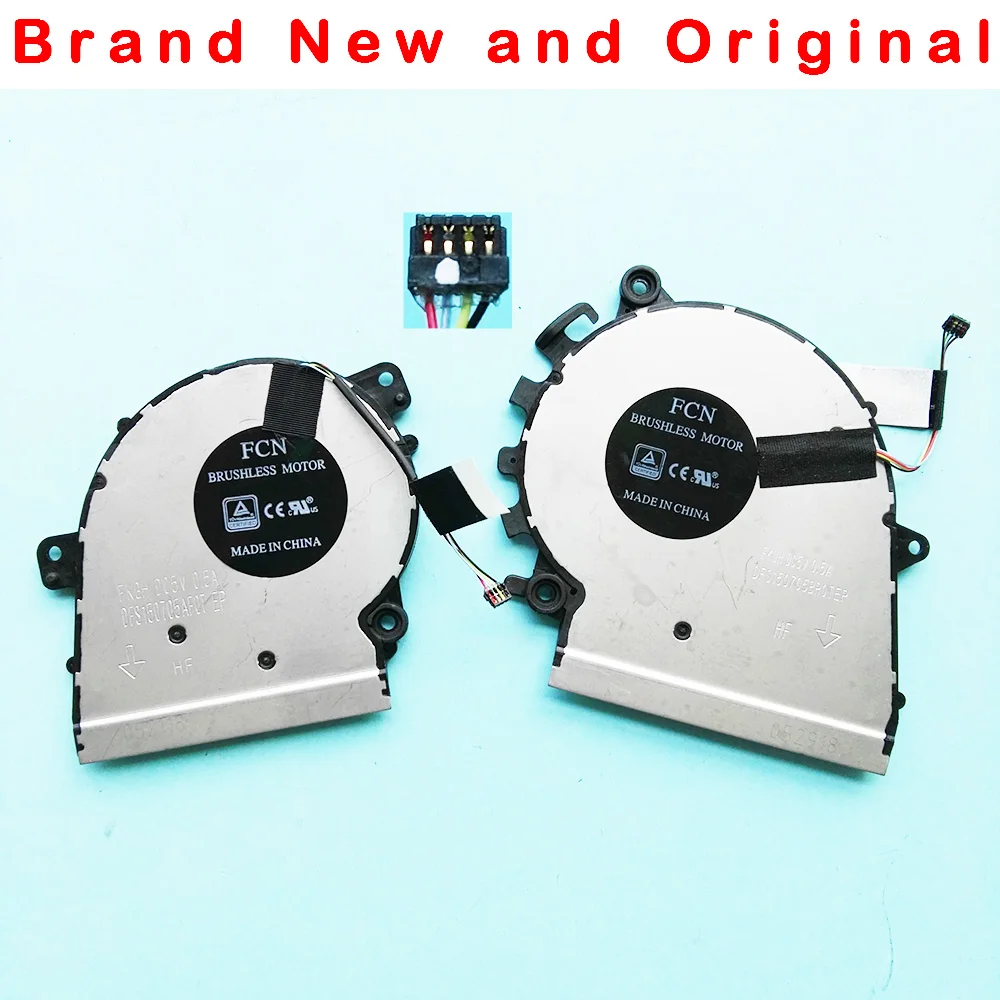 

New original cpu gpu fan for FCN DFS150705AF0T FKGH DFS150705BR0T FKJH DC5V 0.5A cooler radiator cooling fan