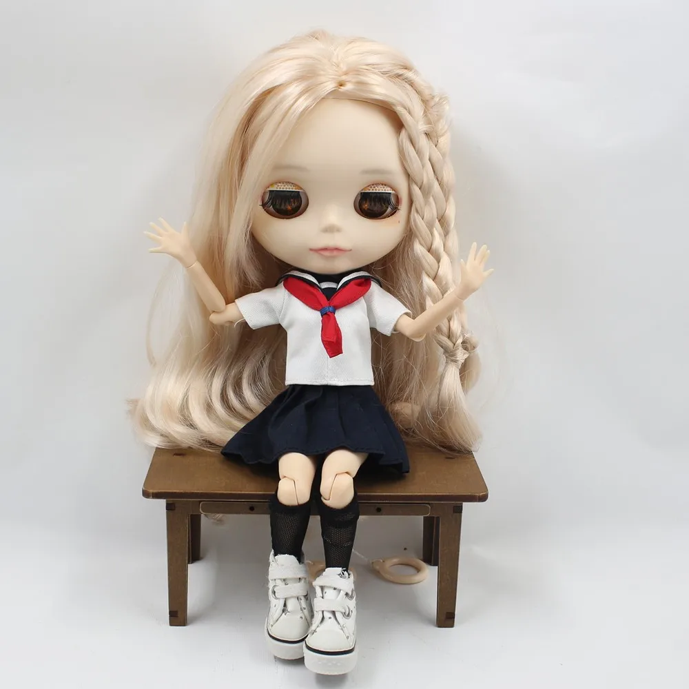 Neo Blythe Doll Sailor Uniform with Leggings 5