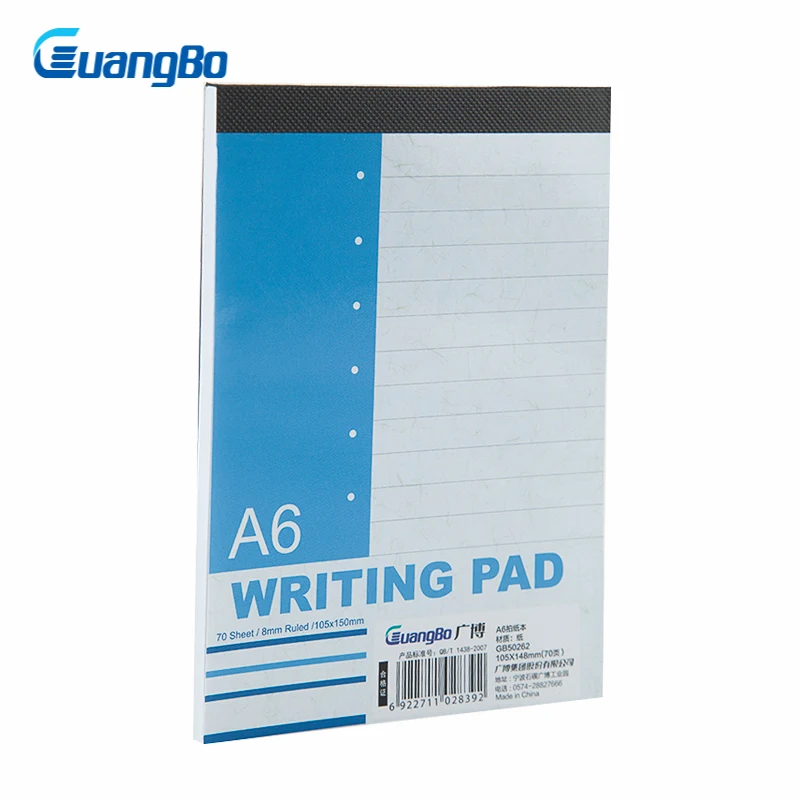 writing pad a6 70sheets office note books personal diary notebooks how to write office note