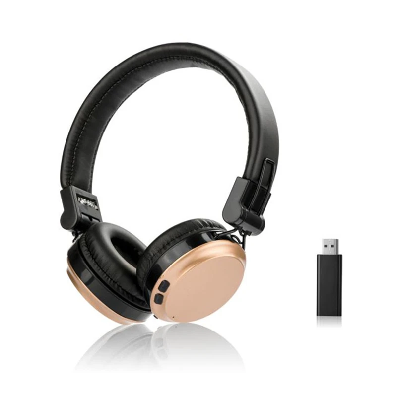 New TV Rechargeable Multifunction 2.4G Wireless Headset Headphone TV Headphones with Microphone