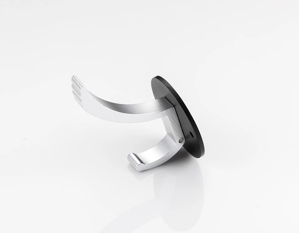 FRAP черный базовый Космический алюминиевый крючок настенный крючок для одежды шляпа два крючка Халат Держатель для ванной и кухни аксессуар Y18065