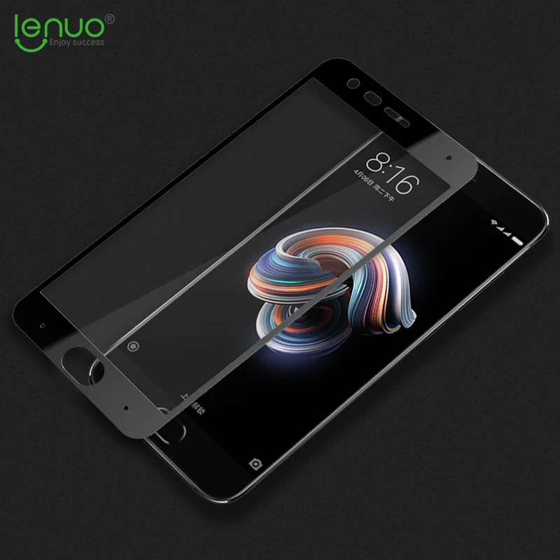 Для Xiaomi Mi Примечание 3 стекла lenuo углеродное волокно мягкий край Закаленное