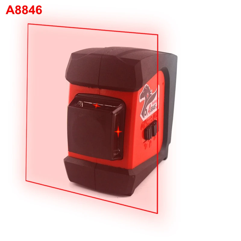 

AcuAngle A8846 Laser Level Wall Meter 4 lines 360 degrees 660nm Red Gravity Leveling Instrument Laser Levels