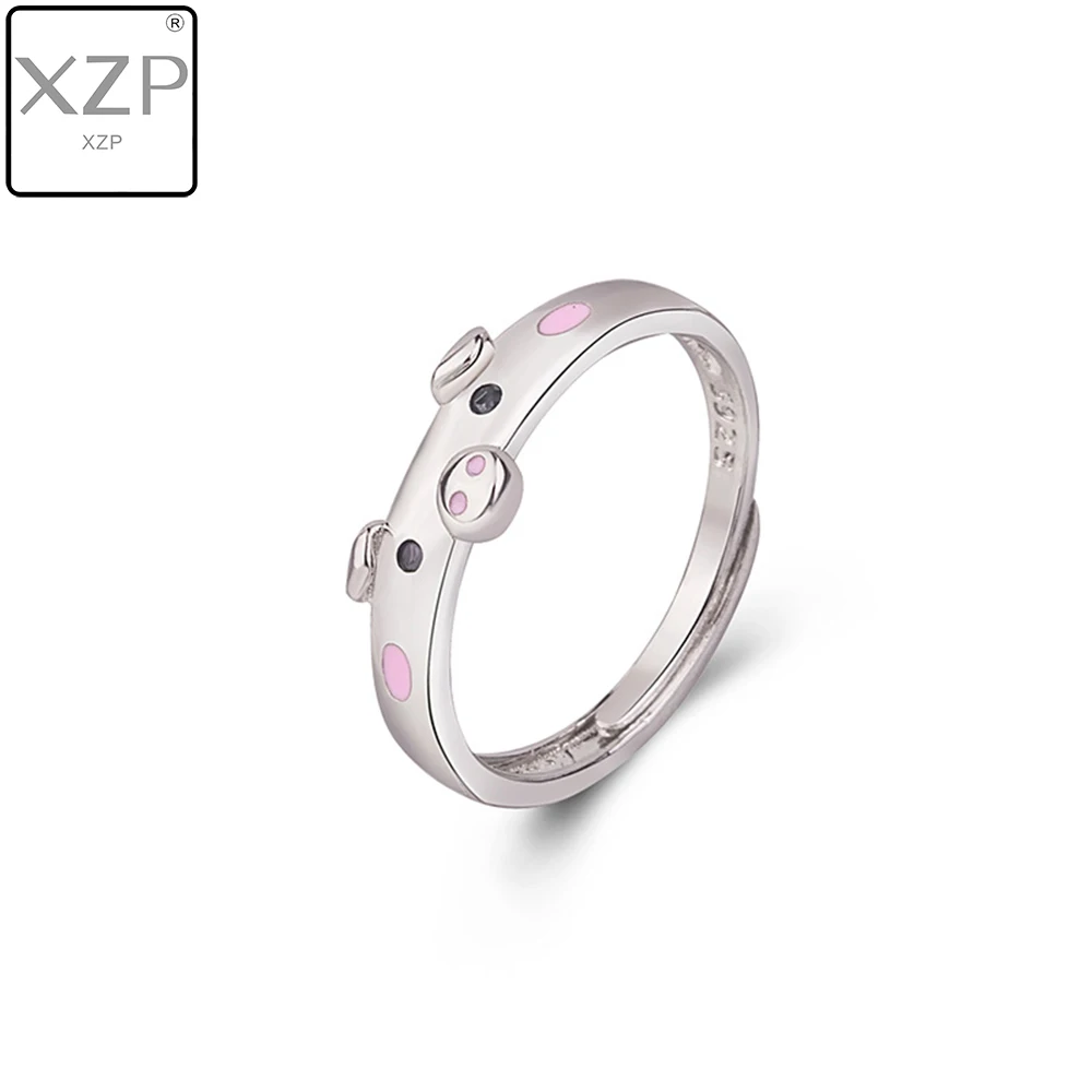 925 Sterling Silver Love Forever Adjustable Couple Love Pair Band Ring R12