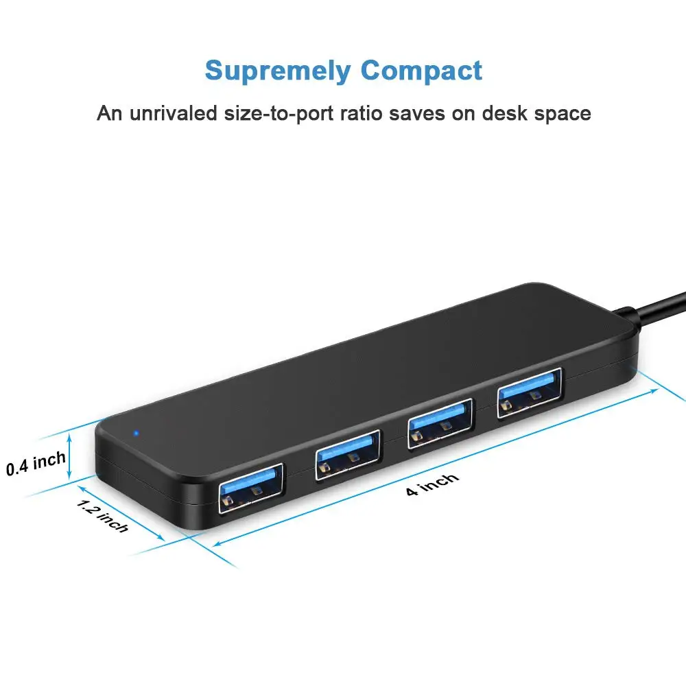 Onvian USB HUB 3 0 светодиодный usb разветвитель 4 порта микро концентратор с несколькими