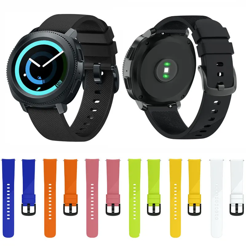 20mm-Sport-Silicone-Watch-Band-Strap-For-Amazfit-Bip-Samsung-Gear-Sport-Samsung-s2-Classic-WatchBand